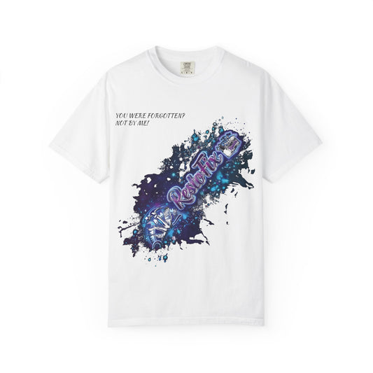 Galaxy Paint Splash T-Shirt — "You Were Forgotten, Not By Me"