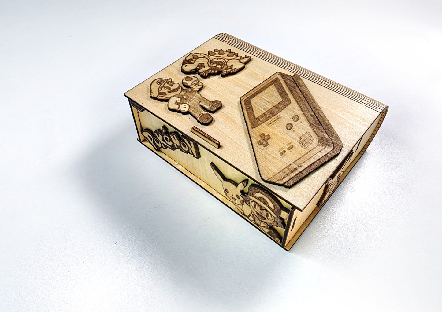 Game Boy Color Wooden Box