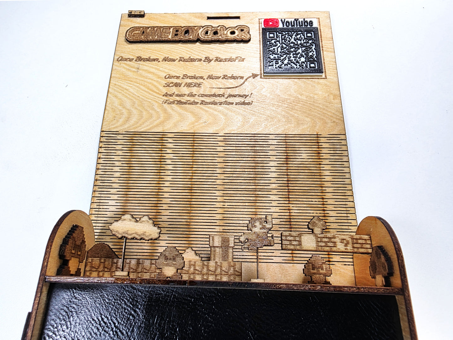 Game Boy Color Wooden Box