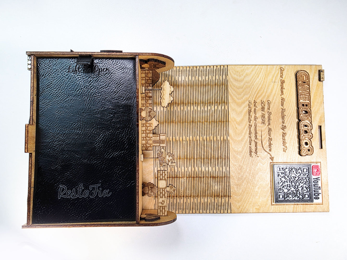 Game Boy Color Wooden Box