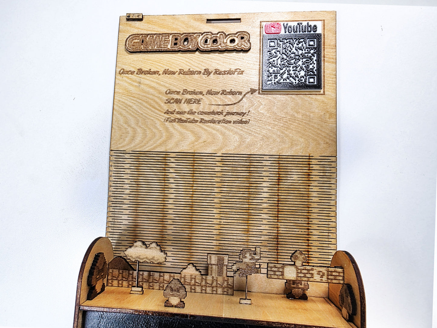 Game Boy Color Wooden Box
