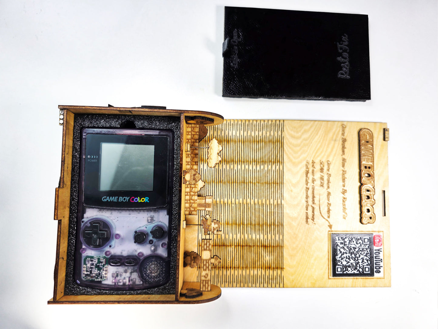Game Boy Color Wooden Box