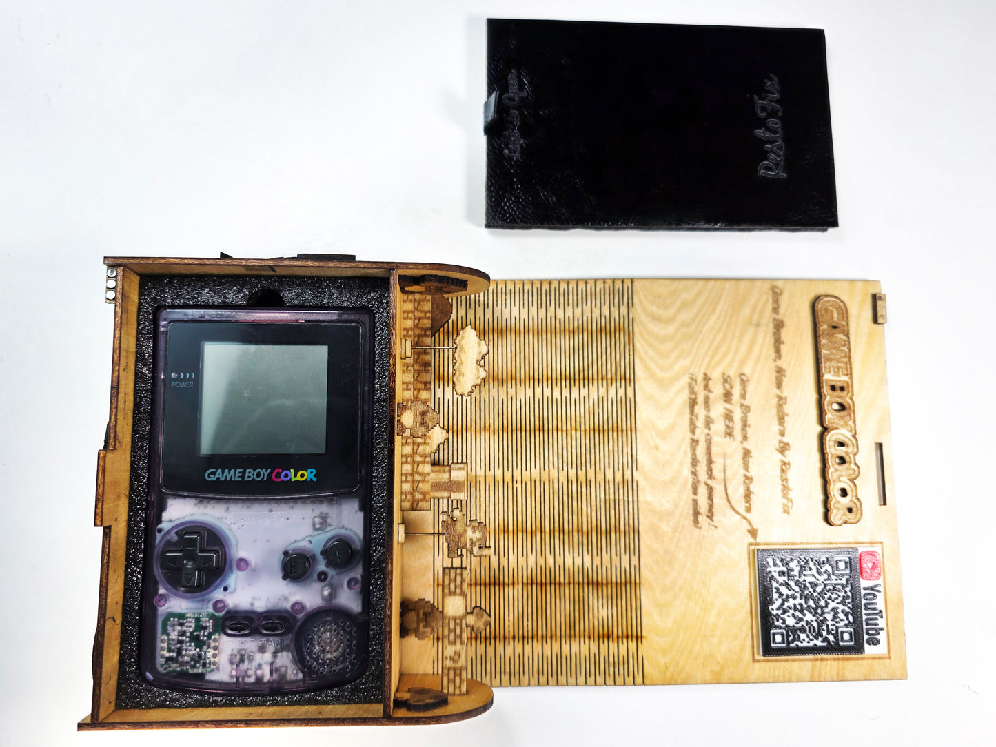 Game Boy Color Wooden Box