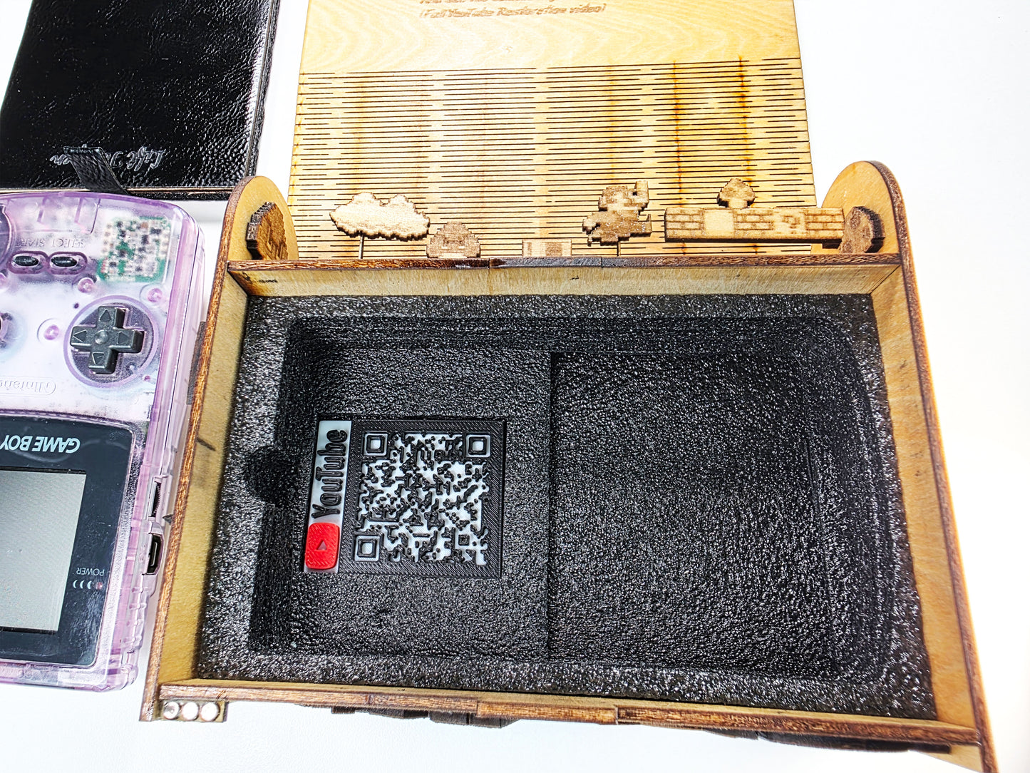 Game Boy Color Wooden Box