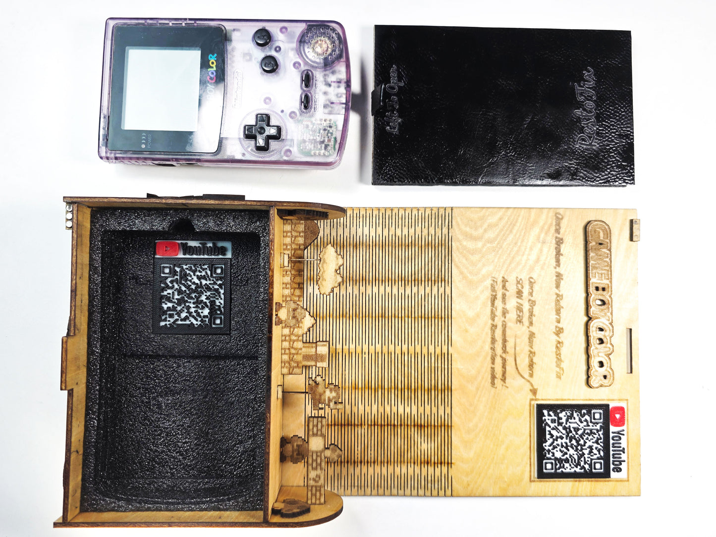 Game Boy Color Wooden Box