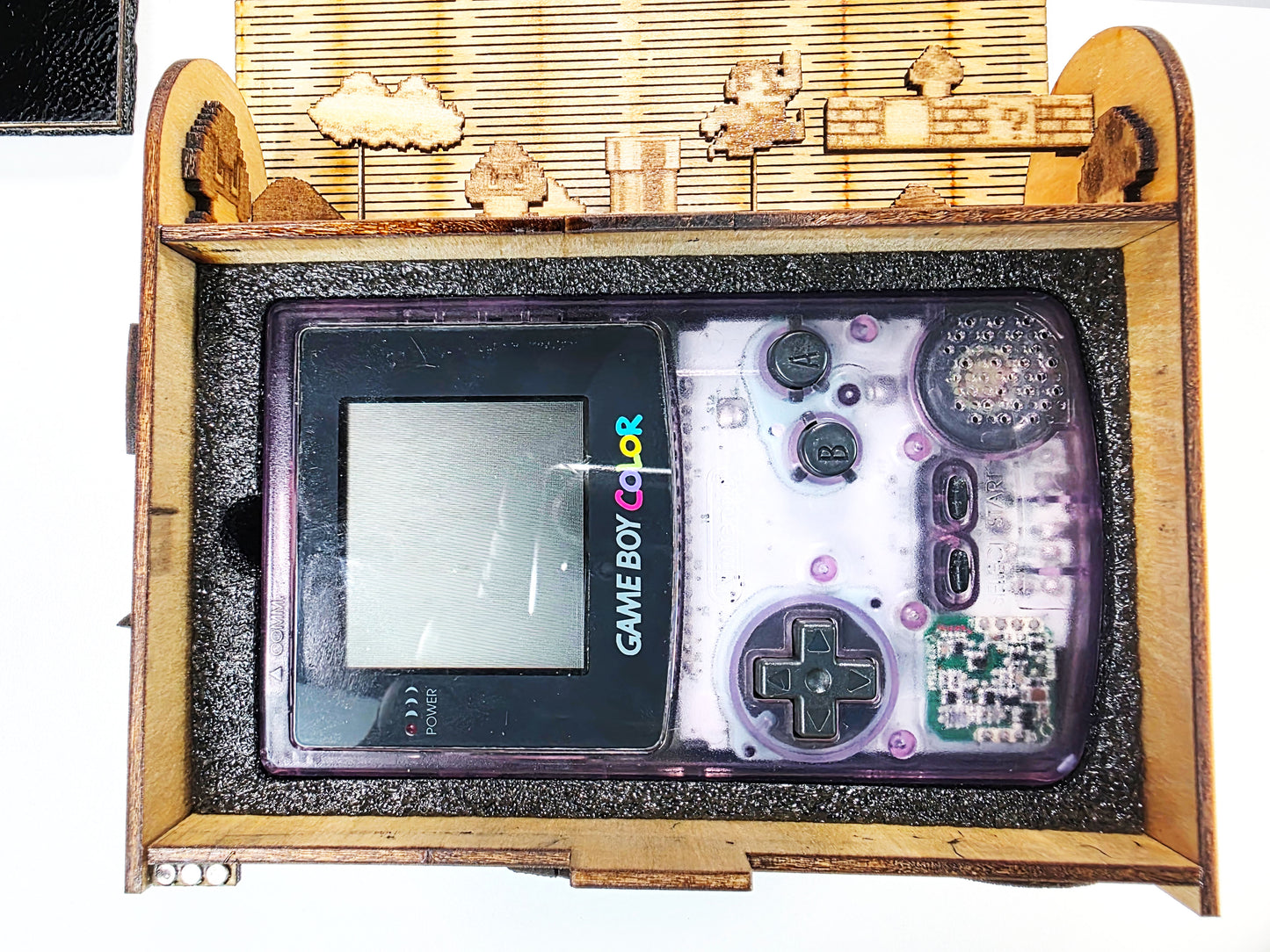 Game Boy Color Wooden Box