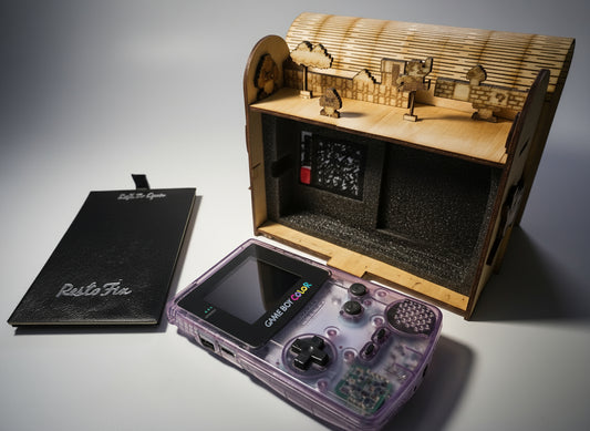 Game Boy Color Wooden Box