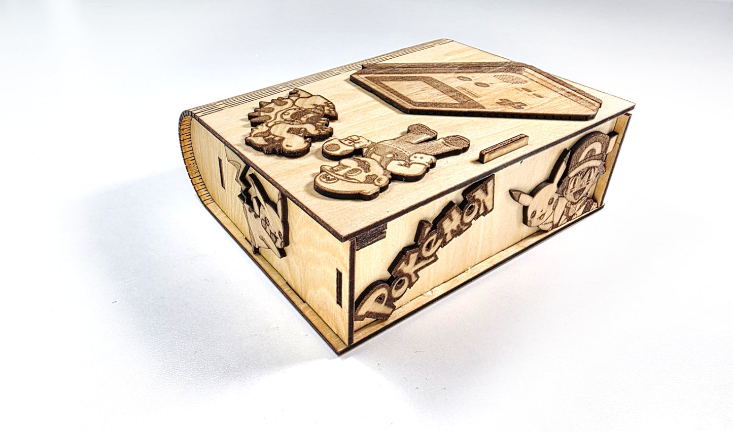 Game Boy Color Wooden Box