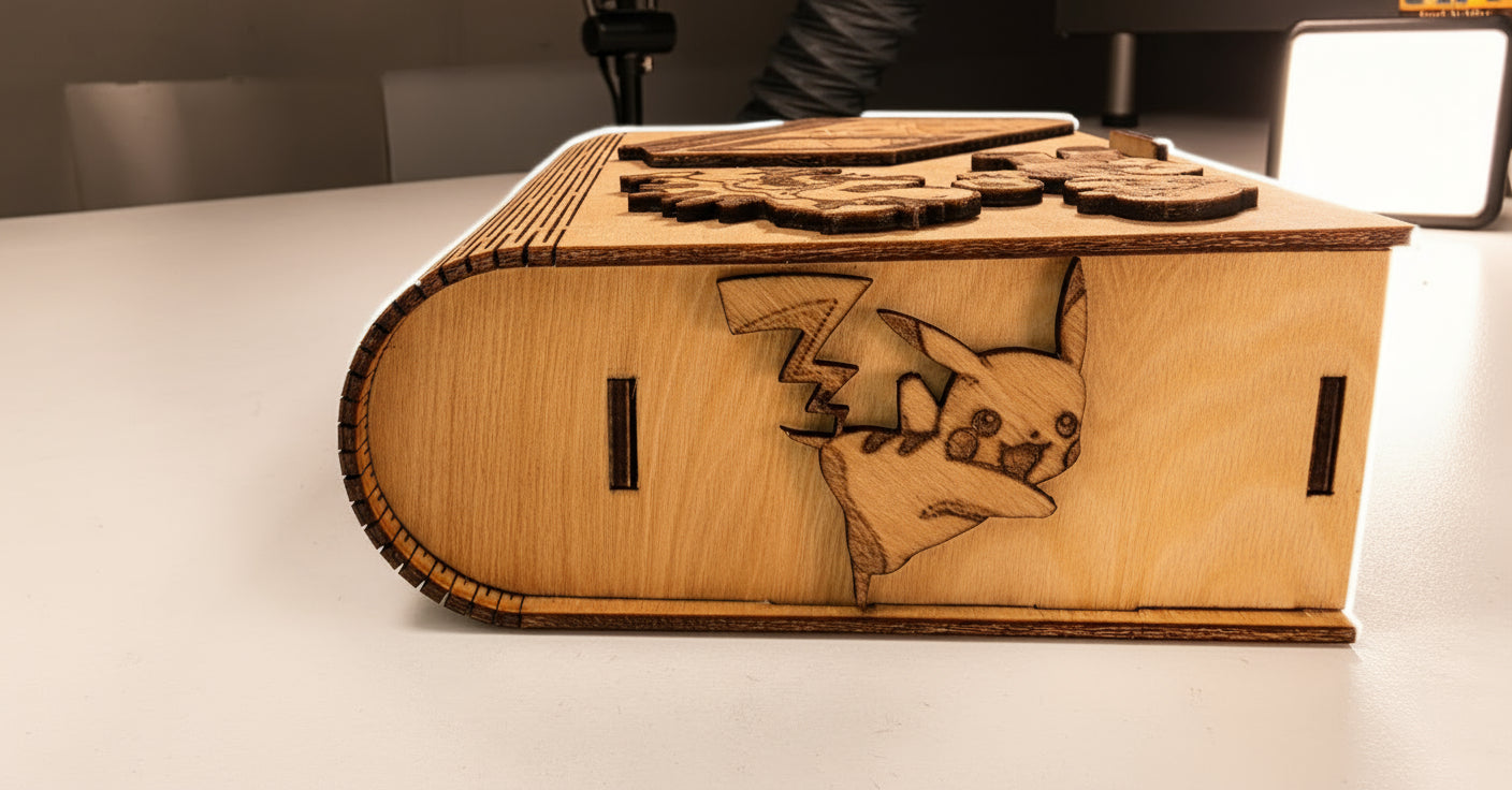 Game Boy Color Wooden Box