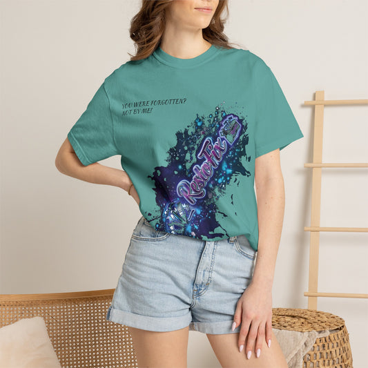 Galaxy Paint Splash T-Shirt — "You Were Forgotten, Not By Me"