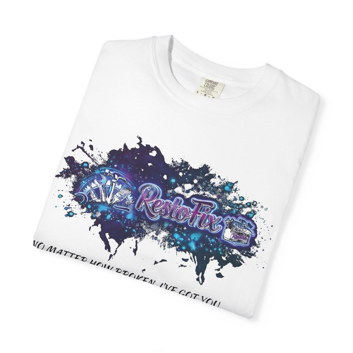 Copy of Copy of Galaxy Paint Splash T-Shirt — "You Were Forgotten, Not By Me"